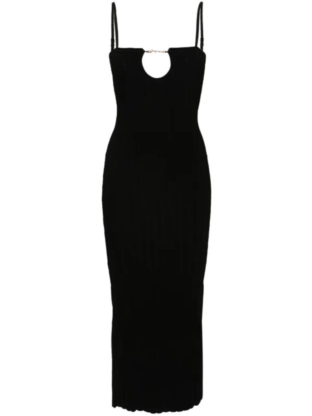 Jacquemus Black Sierra dress with straps